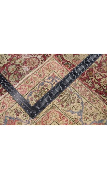 4 x 6 Antique Persian Kerman Rug 77608