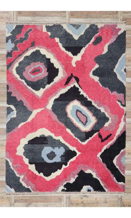 9 x 13 Colorful Turkish Tulu Shag Rug 51872