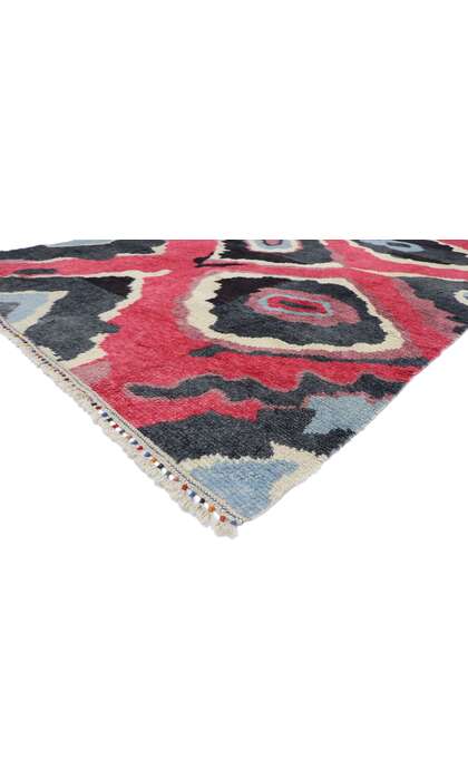 9 x 13 Colorful Turkish Tulu Shag Rug 51872