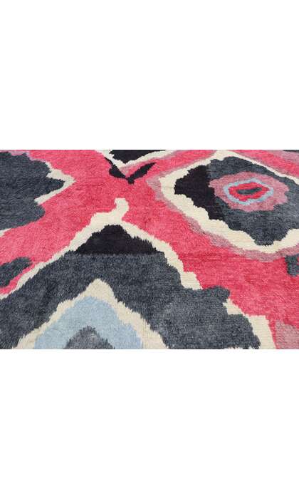 9 x 13 Colorful Turkish Tulu Shag Rug 51872