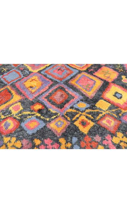 8 x 10 Colorful Turkish Tulu Shag Rug 51874