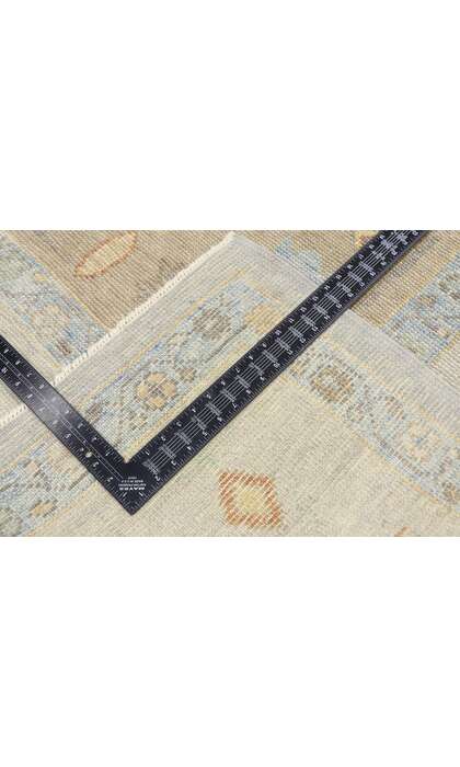 9 x 13 Contemporary Turkish Oushak Rug 53490