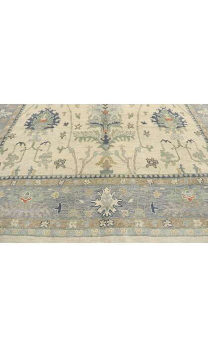 10 x 14 Contemporary Turkish Oushak Rug 53492