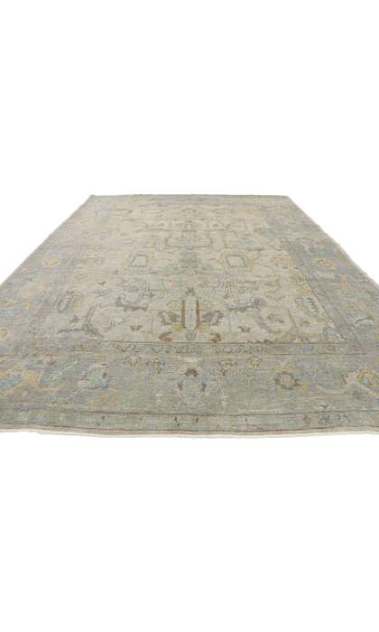 9 x 12 Contemporary Turkish Oushak Rug 53493