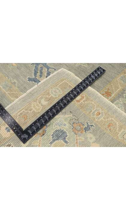10 x 13 Contemporary Turkish Oushak Rug 53495