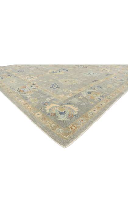 10 x 13 Contemporary Turkish Oushak Rug 53495
