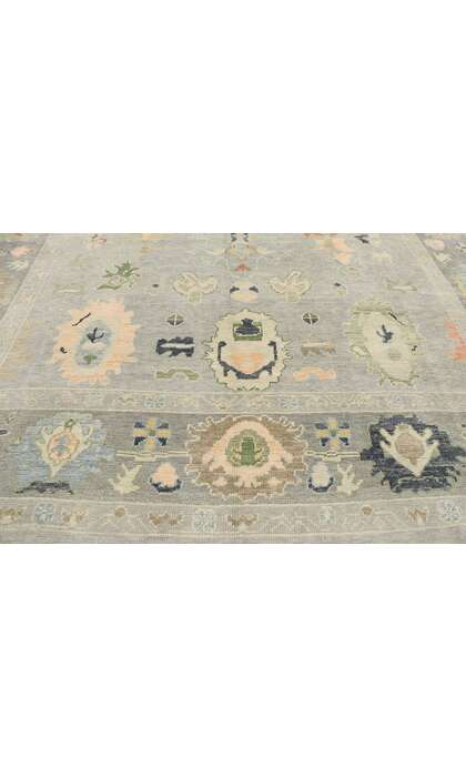 10 x 13 Contemporary Turkish Oushak Rug 53500
