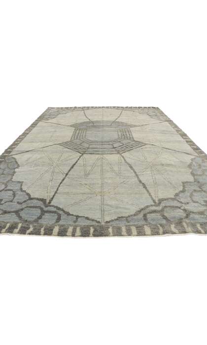 9 x 12 Contemporary Turkish Oushak Rug 53501