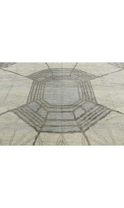 9 x 12 Contemporary Turkish Oushak Rug 53501