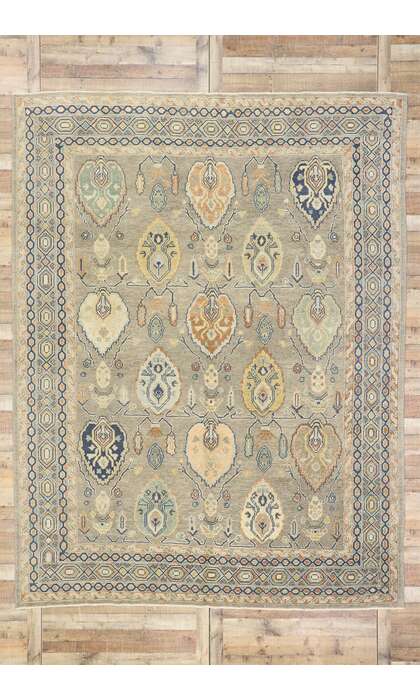 9 x 12 Contemporary Turkish Oushak Rug 53513