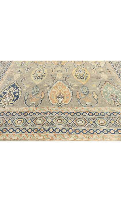 9 x 12 Contemporary Turkish Oushak Rug 53513