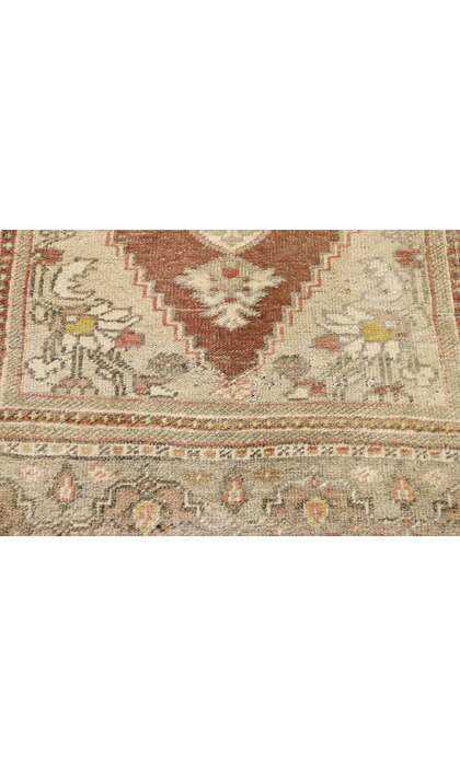3 x 6 Vintage Turkish Oushak Rug 53518