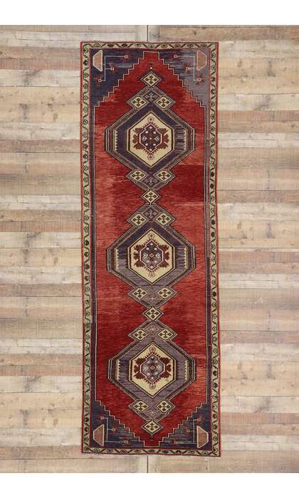 3 x 10 Vintage Turkish Oushak Runner 53521