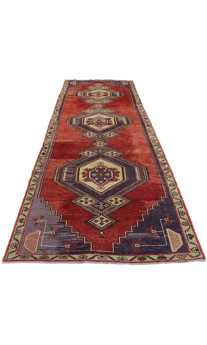 3 x 10 Vintage Turkish Oushak Runner 53521