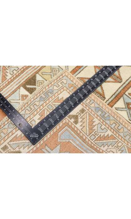 3 x 4 Vintage Turkish Oushak Rug 53522