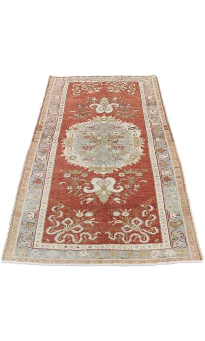 3 x 5 Vintage Turkish Oushak Rug 53523
