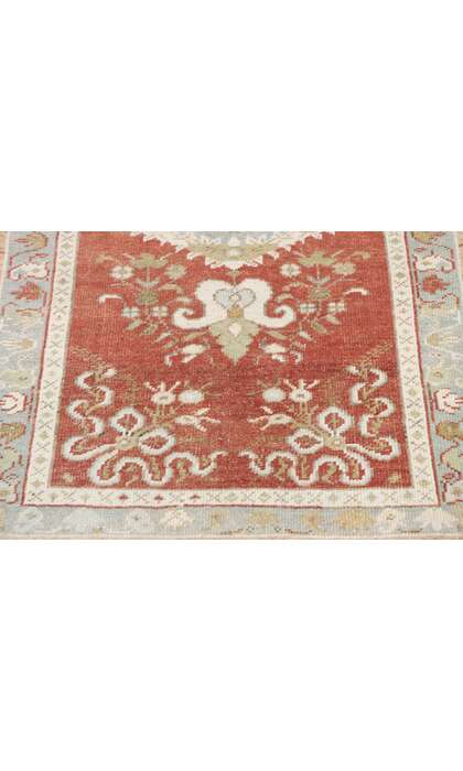 3 x 5 Vintage Turkish Oushak Rug 53523
