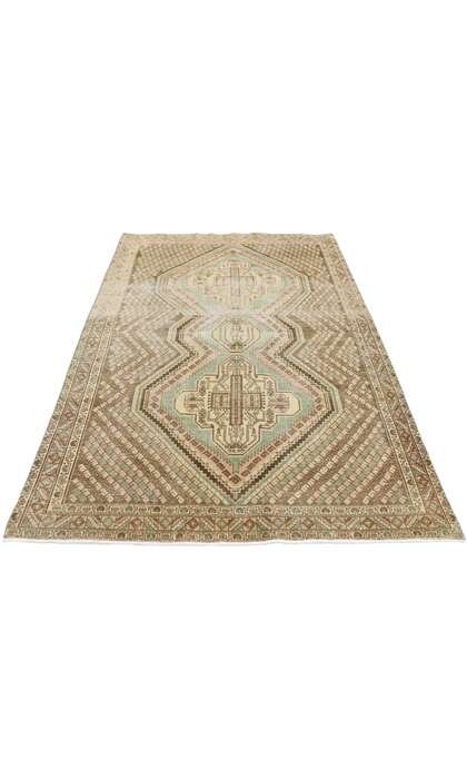 4 x 6 Antique Persian Afshar Rug 60852