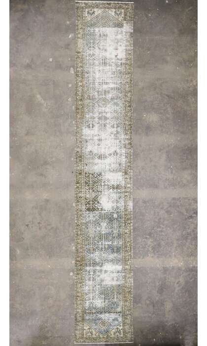 3 x 20 Antique Persian Malayer Runner 60856