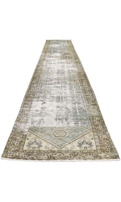 3 x 20 Antique Persian Malayer Runner 60856