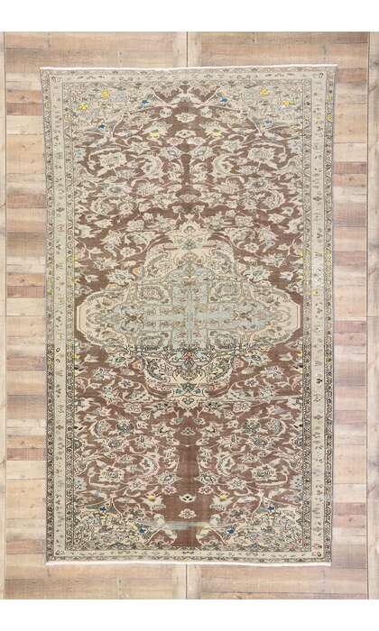 6 x 11 Antique Persian Bakhtiari Gallery Rug 60858