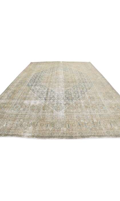 8 x 11 Antique Persian Tabriz Rug 60865