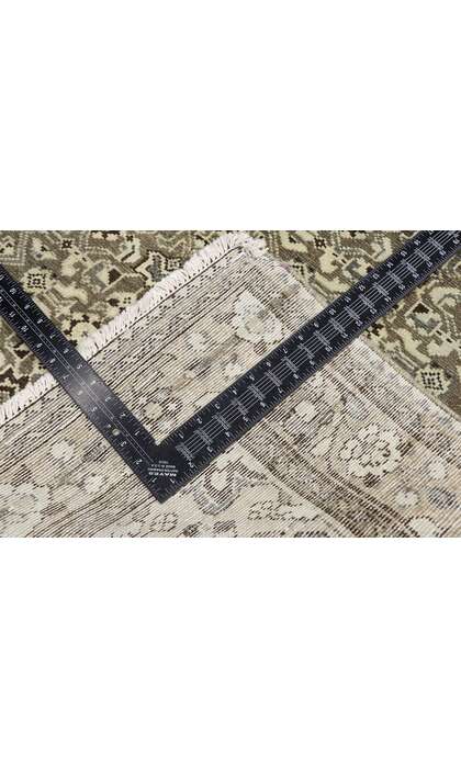 4 x 9 Antique Persian Mahal Runner 60878