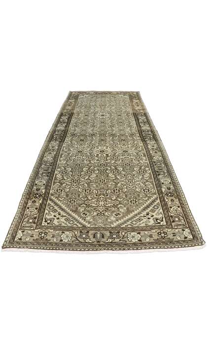 4 x 9 Antique Persian Mahal Runner 60878
