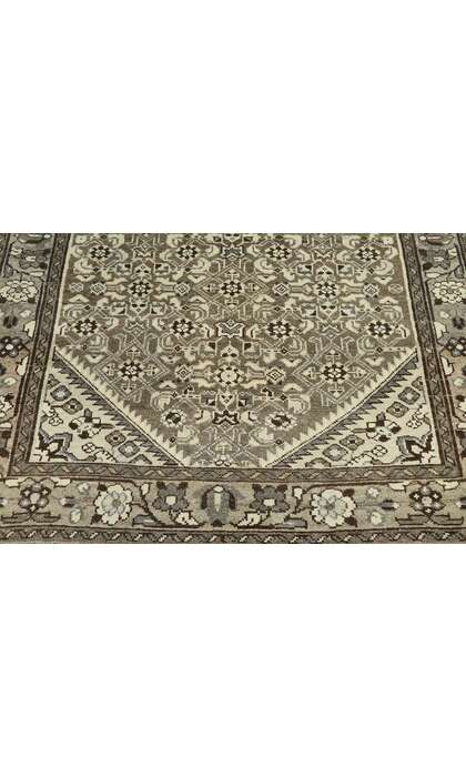 4 x 9 Antique Persian Mahal Runner 60878