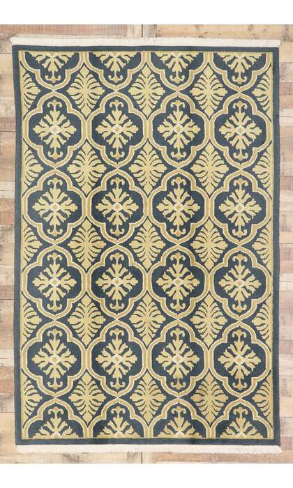 6 x 8 Vintage Indian Rug 74964
