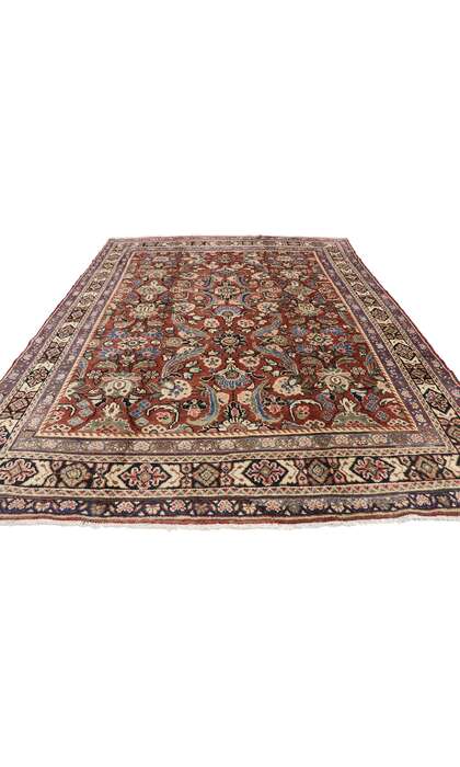 7 x 10 Vintage Persian Mahal Rug 75320