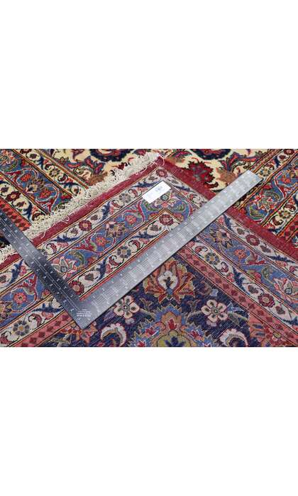 15 x 23 Oversized Antique Persian Kashan Rug 75650