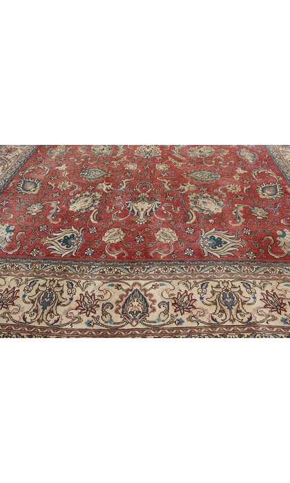 11 x 14 Antique Persian Tabriz Rug 77642