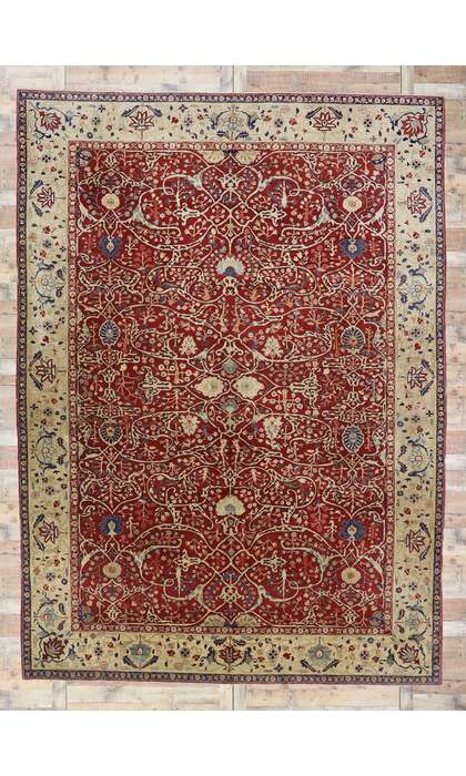 10 x 14 Antique Persian Agra Rug 77643