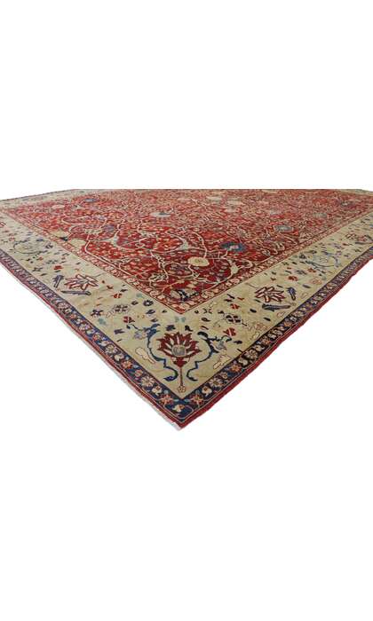 10 x 14 Antique Persian Agra Rug 77643