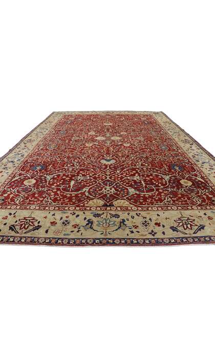 10 x 14 Antique Persian Agra Rug 77643