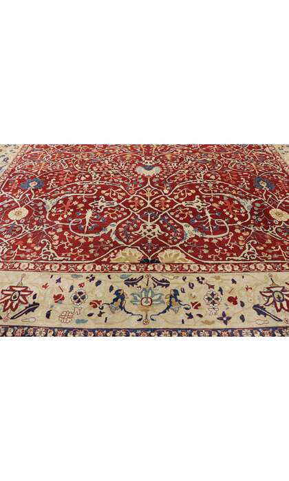 10 x 14 Antique Persian Agra Rug 77643