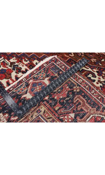 9 x 12 Antique Persian Heriz Rug 77644