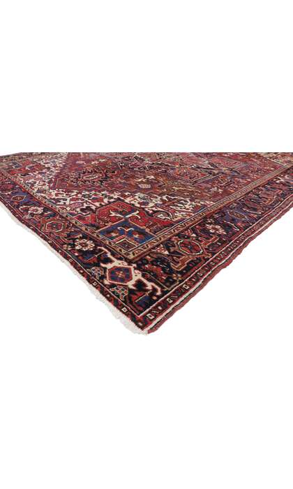 9 x 12 Antique Persian Heriz Rug 77644