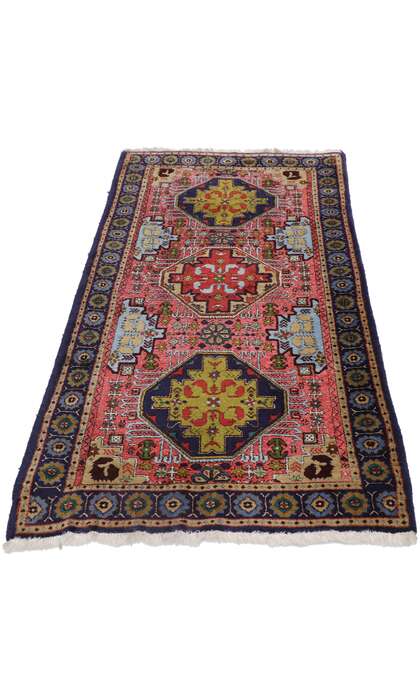3 x 5 Vintage Persian Ardabil Rug 77657