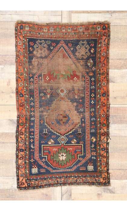 3 x 5 Antique Persian Shiraz Rug 77659