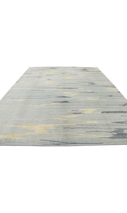 8 x 10 Contemporary Abstract Seaside Biophilic Rug 30232