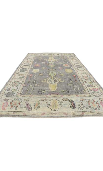 7x11 Modern Oushak Rug 53555