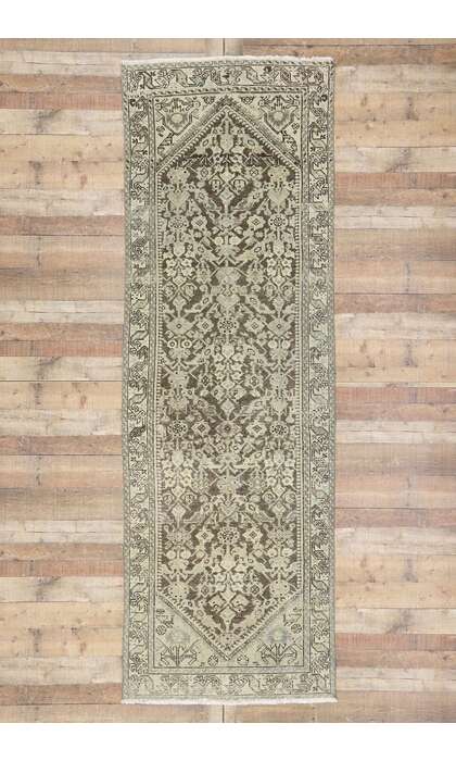 4 x 10 Antique Persian Mahal Runner 60879