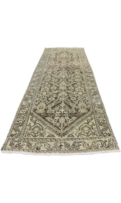 4 x 10 Antique Persian Mahal Runner 608794 x 10 Antique Persian Mahal Runner 60879