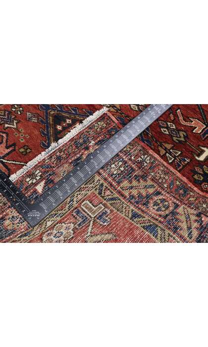 4 x 14 Vintage Persian Heriz Runner 60883