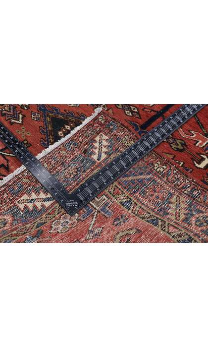 4 x 14 Vintage Persian Heriz Runner 60887
