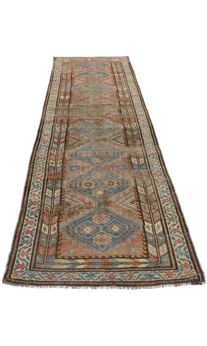 3 x 9 Antique Persian Shiraz Runner 60890