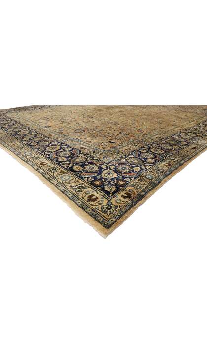 12 x 18 Antique Persian Mashhad Rug 72834