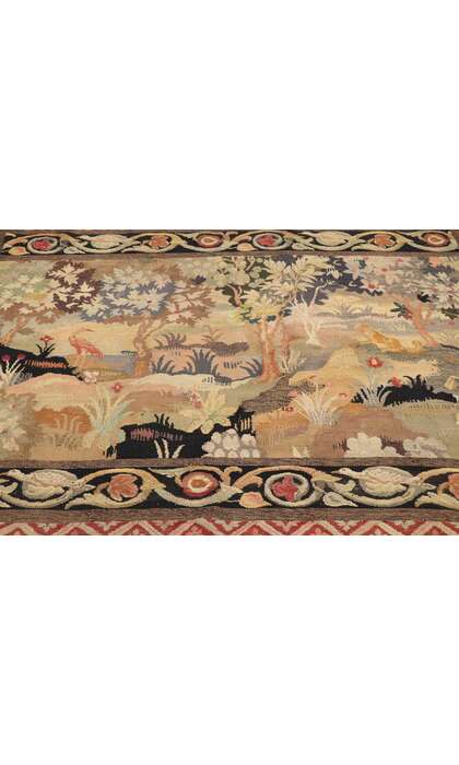 4 x 7 Antique French Aubusson Tapestry 76928